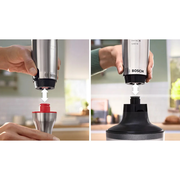 Занурювальний блендер Bosch ErgoMaster Series 6 MSM6M830 з подрібнювачем 0,5 л та місткістю