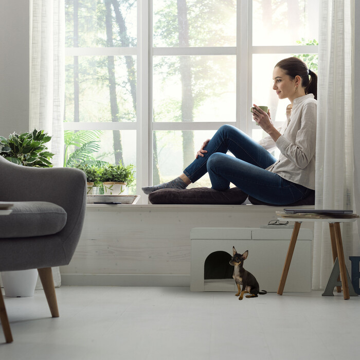 Котяча печера Relaxdays в бежевому кольорі з кришкою