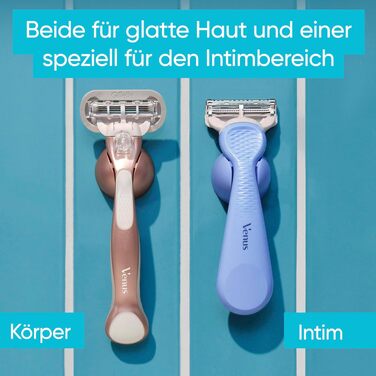 Жіноча бритва для інтимних зон Gillette Venus Intimate, світло-блакитна