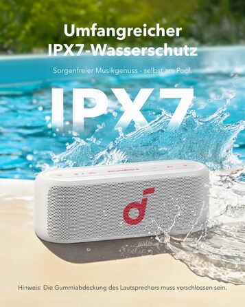Soundcore Select 2S: Портативна Bluetooth колонка з 20W, BassUp™ та IPX7 захистом (біла)