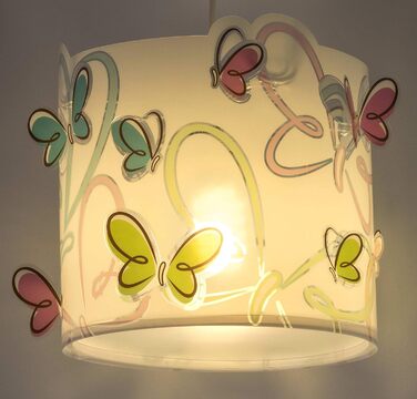62142 Colorful Butterfly Chandelier, Multicolor