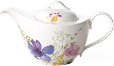 Villeroy & Boch – Mariefleur Basic Teapot 1.2 Liter, Dishwasher Safe, Premium Porcelain