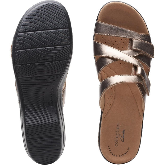 Сріблясті сандалі Clarks Merliah Karli жіночі, 38 EU - елегантне взуття для літа