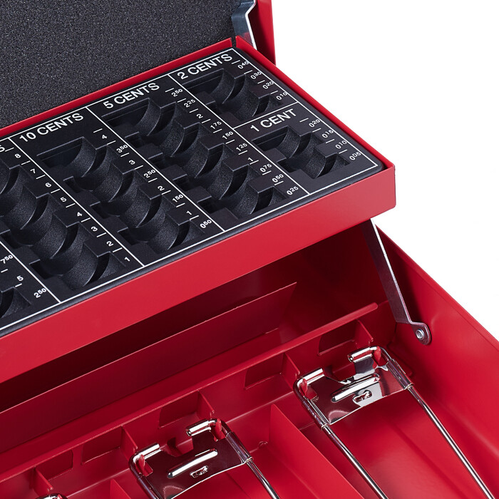 Relaxdays Cash Box Комбінація номерів Євро