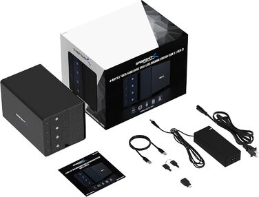 Док-станція Sabrent для жорстких дисків 2.5/3.5 дюймів SATA SSD/HDD з USB A - підтримка 10TB, 5Gbps, Offline Clone