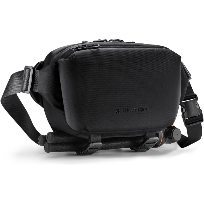 Рюкзак для камери K&F Concept, фотосумка, квадратна сумка, рюкзак для дронів DJI Mavic, сумісний з Canon/Nikon/Sony (Чорний, S)