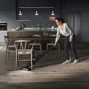 AEG QX6-1-45AN Cordless Vacuum Cleaner / Bagless Vacuum Cleaner / Quiet / Cordless Handheld Vacuum / 45 min Runtime / Lightweight / Hard Floors / 2in1 / Pet Hair / Dog / Cat / Carpet / Car / Grey