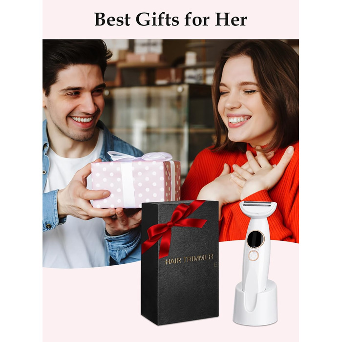 Електричний жіночий епілятор Deciniee Lady Shavers 5-в-1: для бікіні, обличчя, носа, брів, рук та ніг. Зручний для вологого та сухого використання.