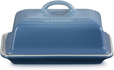 Le Creuset Stoneware Butter Dish, 900 g, 17 x 12.5 x 9 cm, Chambray, 70837174340000