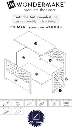 Дерев'яний вольєр для собак, 90x60 см, білий - ідеально для дому та квартири