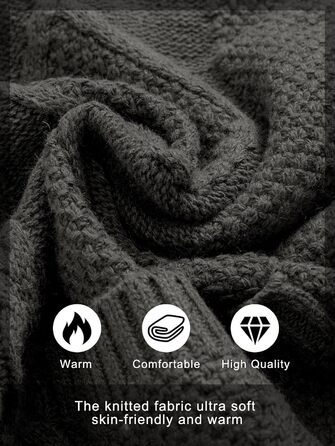 Чоловічий в'язаний жакет Comdecevis з коміром-шарфом, рельєфним в'язанням, ґудзиками, довгими рукавами, кишенями, темно-сірий (3XL)