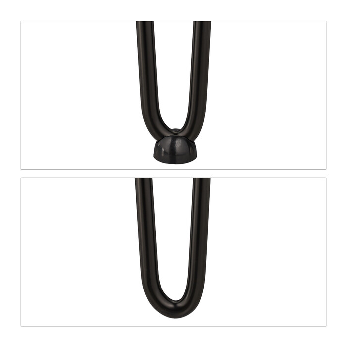 Relaxdays 4-Pack Hairpin Legs with 2 Braces