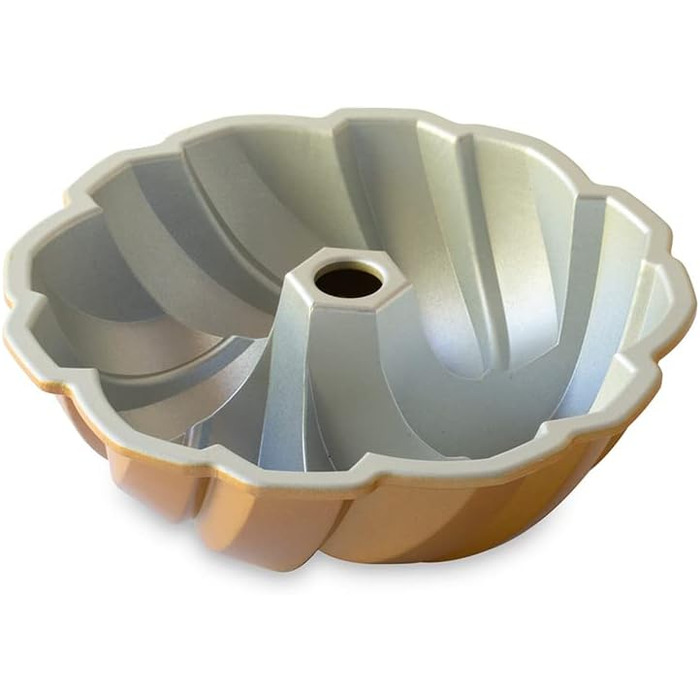 Форма для випічки Nordic Ware 95577, річкова плетіння, золота, на 12 порцій