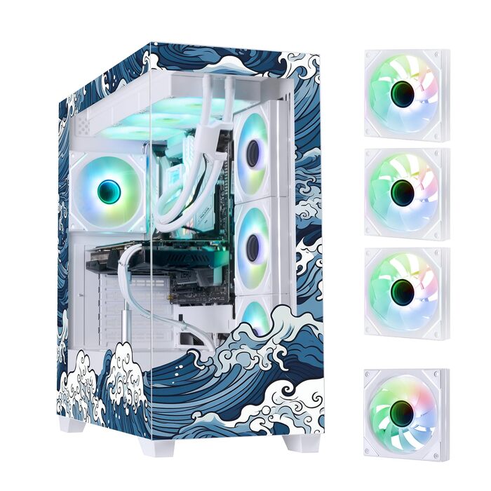 Корпус ПК BitFenix CETO Premium Edition Mid Tower (білий)