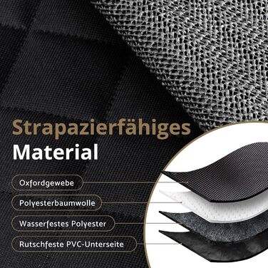 Захисний чохол на сидіння автомобіля для собак AMZPET (122 см) – водовідштовхувальний, неслизький, стійкий до подряпин, міцний, 56 x 45 x 122 см, для маленьких авто (купе, хетчбек)