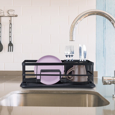 Relaxdays Dish Drainer with Drip Tray