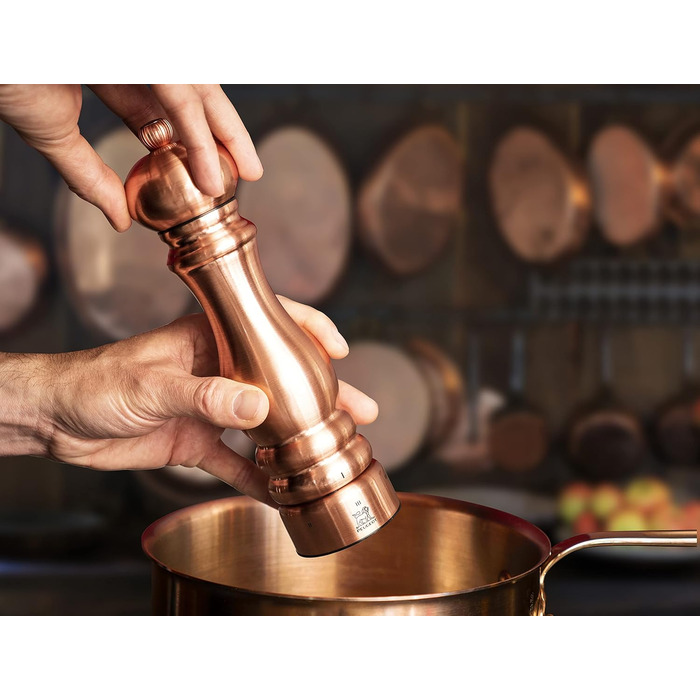 Перцемолка PEUGEOT Paris Chef u'Select 22 см, нержавіюча сталь, 6 режимів помолу, мідний колір
