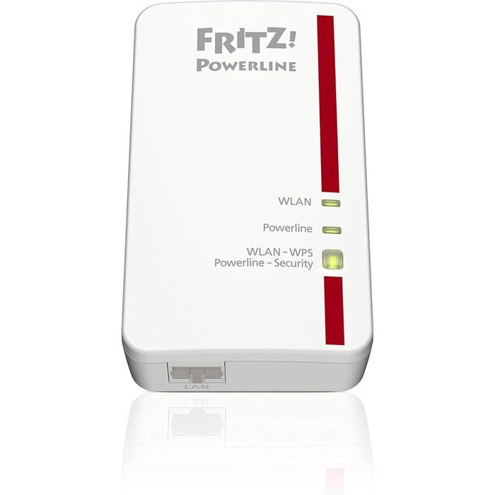Набір FFRITZ!Powerline 1240E/1000E WLAN: Wi-Fi точка доступу, 1200 Мбіт/с, для медіа-стримінгу та NAS, білий