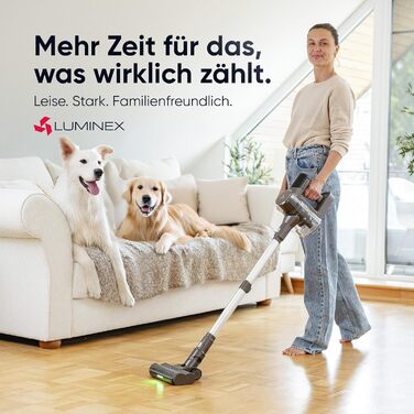 Акумуляторний пилосос 3-в-1 з LED-дисплеєм та індикатором заряду акумулятора | Безщіткова турбощітка для видалення шерсті тварин | Бездротовий пилосос-комлект без мішка для авто, килима та дому