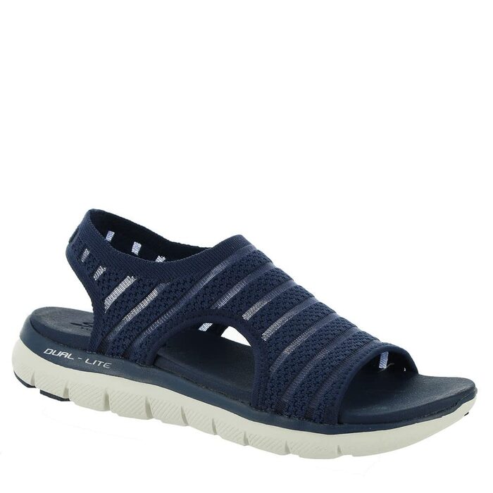 Сандалі жіночі Skechers Reggae Tasse - Oh,snap! спортивні, сині (41 EU)