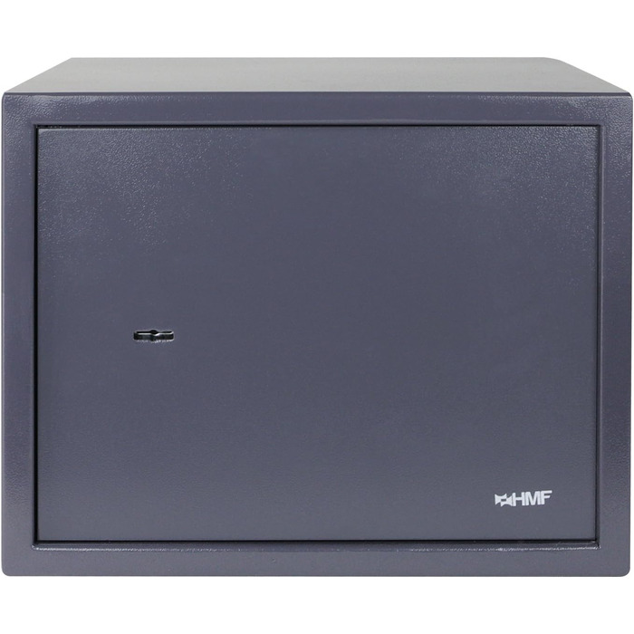 Шафа-сейф HMF 49200-11 з ключем, меблевий сейф | 38 x 30 x 30 см, антрацит