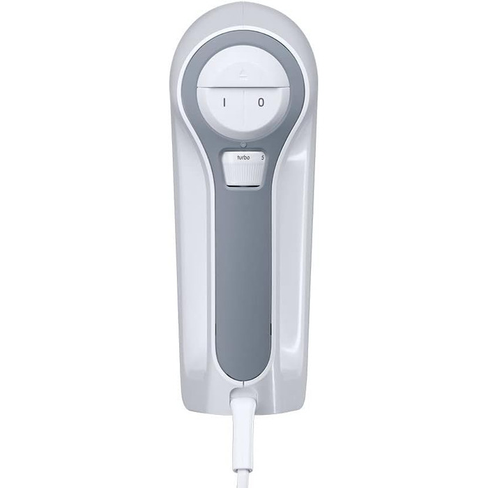 Braun MultiMix 3 HM 3105 Hand Mixer – Handheld Mixer with 5 Speed Settings & Turbo Function, including Whisk, Dough Hooks, Immersion Blender, and 600 ml Mixing and Measuring Cup, 500 Watts, White. MultiMix 3 - includes Whisk, Dough Hooks, Immersion Blender & Mixing and Measuring Cup