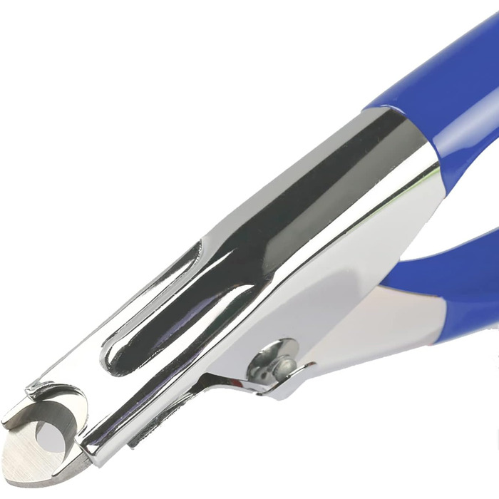 Професійні ножиці для стрижки кігтів собак та котів з пилочкою, нержавіюча сталь, блакитні