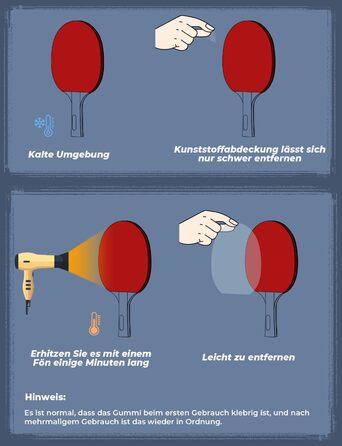 Набір для настільного тенісу Glymnis: 4 ракетки, 8 м'ячів, компактна сумка. Підходить для початківців, сім'ї та професіоналів