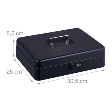 Relaxdays Money Box Combination Lock Euro