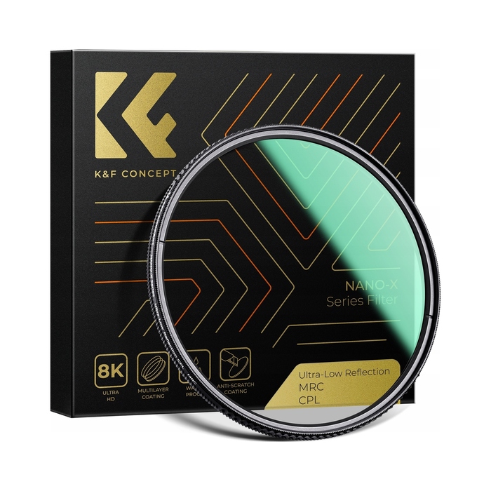 Поляризаційний фільтр K&F Concept Nano-X MRC CPL з ультранизьким відбиванням, 77мм
