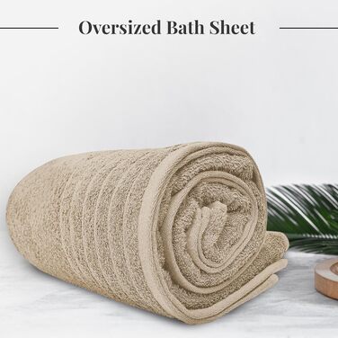 Набір рушників Tens Towels з 100% бавовни, 8 предметів: 2 великі банні рушники, 2 рушники для рук та 4 маленькі рушники для обличчя, гігроскопічні та швидкосохнучі