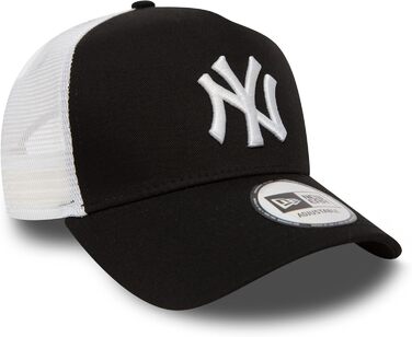 Кепка New Era Clean Trucker 2 Adjustable Cap NY Yankees Hellgrau Gray White, універсальний розмір