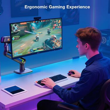 Кріплення для монітора 32-60 дюймів, для широких моніторів, до 20 кг, чорний, VESA 75/100 мм