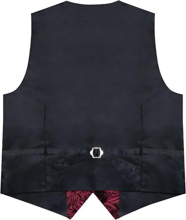 Костюмний аксесуар DiBanGu: жилет, краватка, хустинка, запонки, лапєль-кліп (7 шт.) з павутинкою, розмір XXL, для весілля та свят