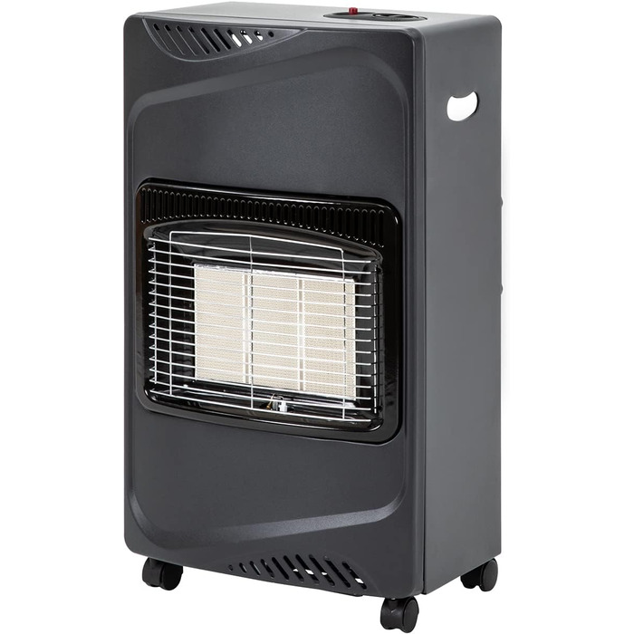 Газовий обігрівач Heidenfeld Inferno GH100 | 3 роки гарантії, 4200 Вт, для приміщень, газ до 15 кг,(Газовий балон не входить у комплект)