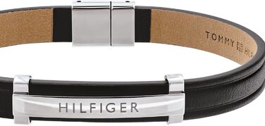 Браслет чоловічий шкіряний Tommy Hilfiger чорний 2790161
