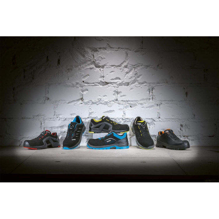 Чоботи робочі Uvex 1 X-Tended Support S3 SRC ESD - червоно-чорні (51 EU)