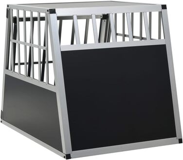 Транспортна переноска для собак vidaXL з подвійними дверцятами, 94x88x69 см