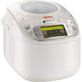 Мультиварка Tefal RK8121 45в1, 5л, 45 програм, нерж. сталь, з відкладеним стартом, підтримкою тепла, LCD-дисплеєм, книга рецептів, аксесуари