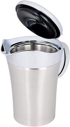 Saucepan, 304 Stainless Steel Saucepan with Flip Lid, Double-Insulated Sauce Pot, 450/750ml Dishwasher Safe (Large 750ml)