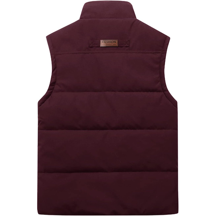 Чоловіча термо-кофта KEFITEVD для полювання та роботи, без рукавів, тепла, червона (L)