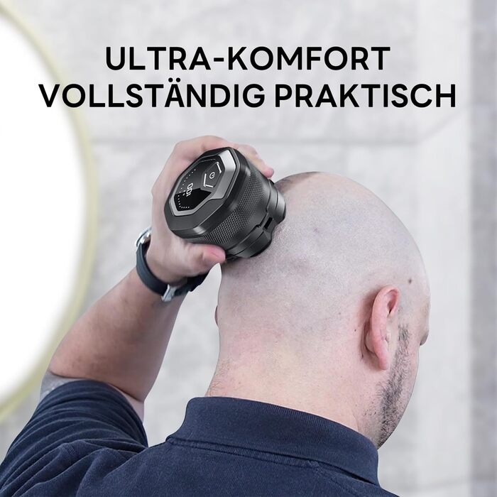 Електричний гоління голови для чоловіків DOAO 2025: водонепроникний, 6D, плаваюча головка, USB-C, для подорожей