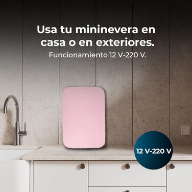 Міні-холодильник Cecotec Bolero MiniColing, 6 л, 12-220V, для кемпінгу, обігрів/охолодження, регулювання температури 5-65°C