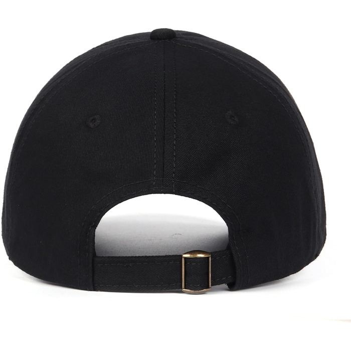 Кепка бейсболка Zylioo XL/XXL чорна (Black) 7 см, регульована, великий розмір, чоловіча/жіноча