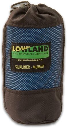 Спальний мішок LOWLAND OUTDOOR з шовку для хостелів, легкий туристичний кокон