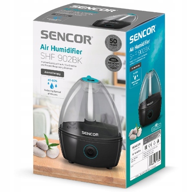 Зволожувач повітря Sencor SHF 902BK з нічником