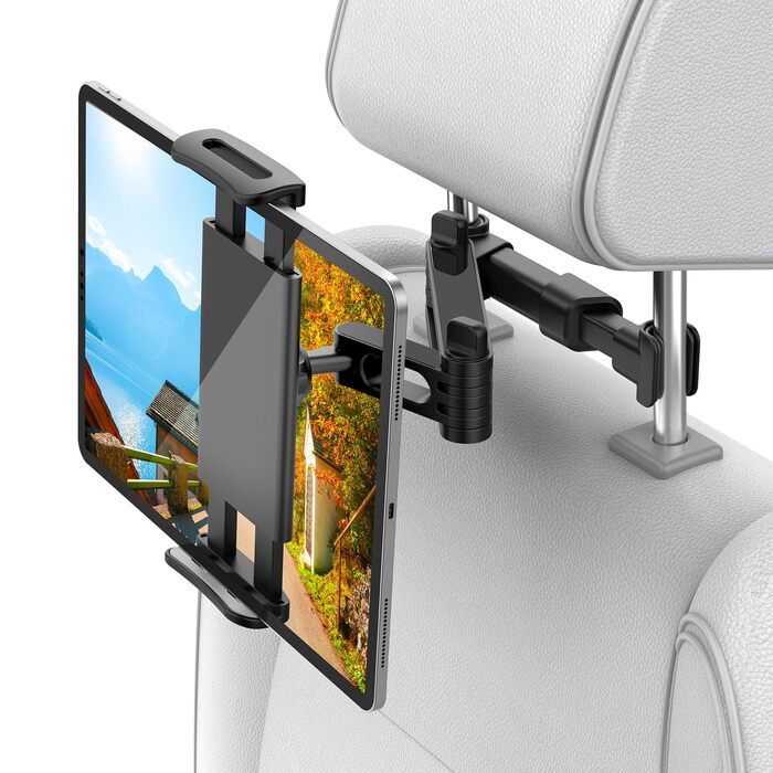 Універсальний тримач для планшету в авто Shawe, регульований, сумісний з iPad, Kindle, Fire, телефонами 4.7-10.5 дюймів