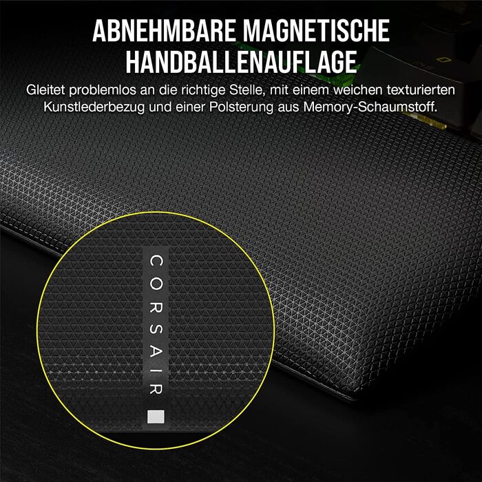 Механічна ігрова клавіатура Corsair K100 RGB з клавішами Cherry MX Low Profile, Bluetooth, сумісна з iCUE, QWERTZ DE, чорна