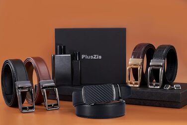 Чоловічий шкіряний ремінь на пряжці з регулюванням, великий та тонкий, 110 см, універсальний розмір