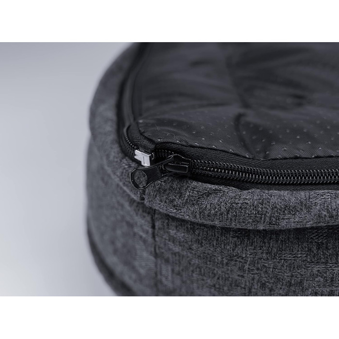 LunaLounge Snuggle Bed for Dogs and Cats in 3 Sizes and Colors (M, Grey)
